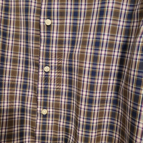 NWOT Egara non iron men's long sleeve button up shirt - Picture 3 of 6